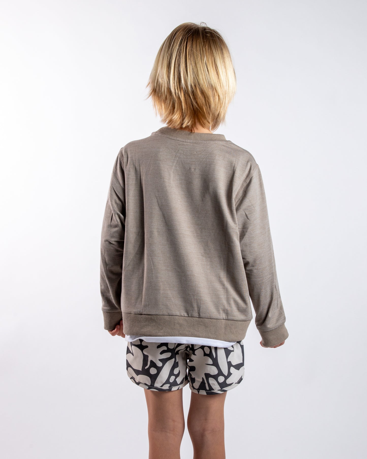 Grey color Kids Sweatshirt for gril