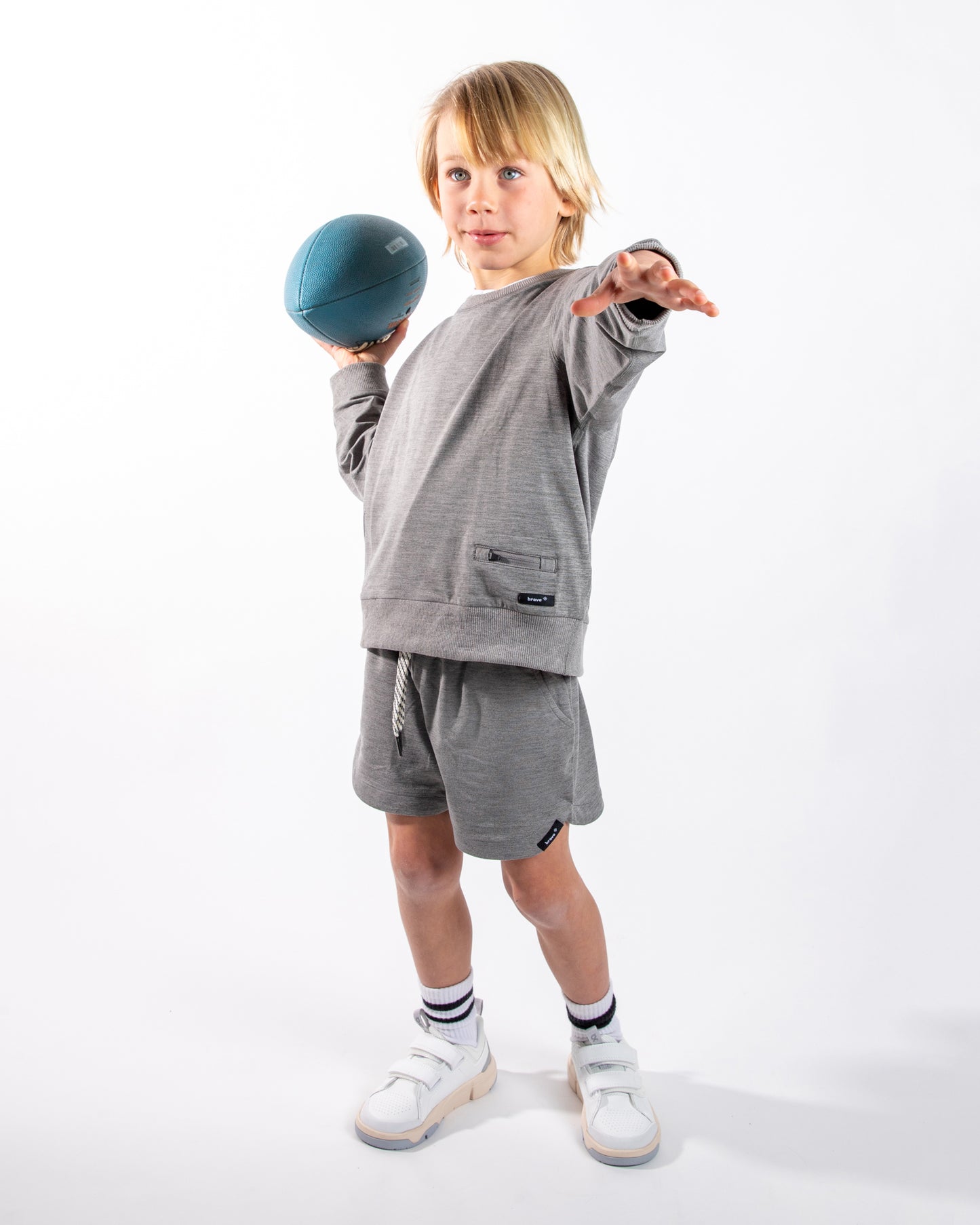 Grey color Kids Sweatshirt for boy