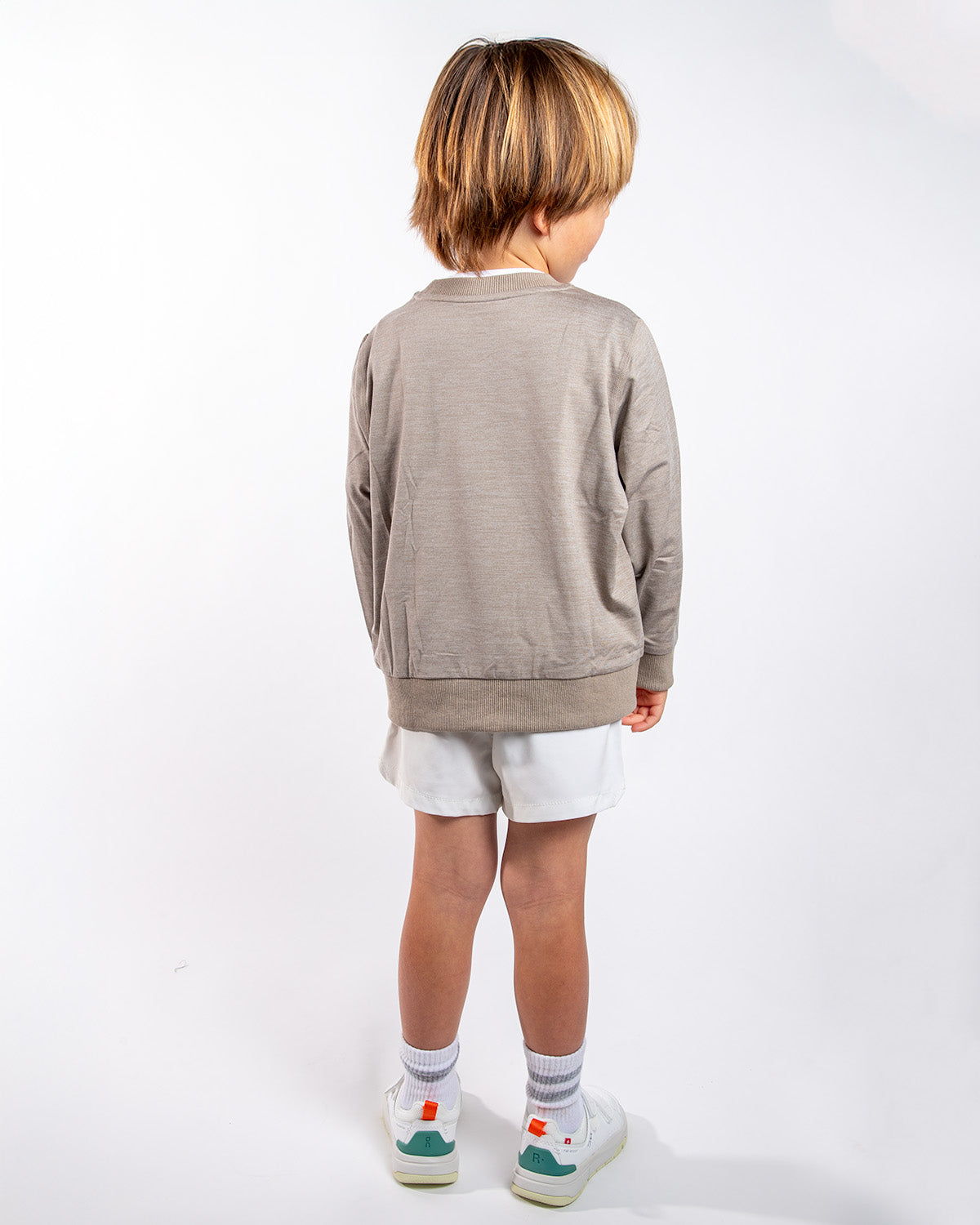 Bone color Kids Sweatshirt for boy