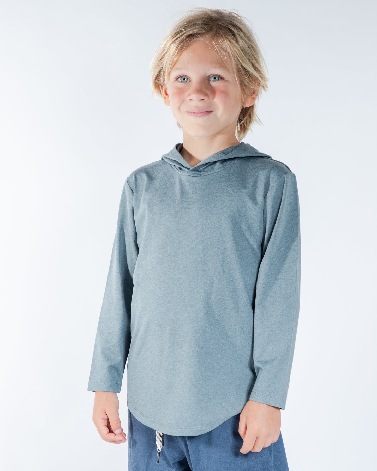 Shaker Hooded LS Tee