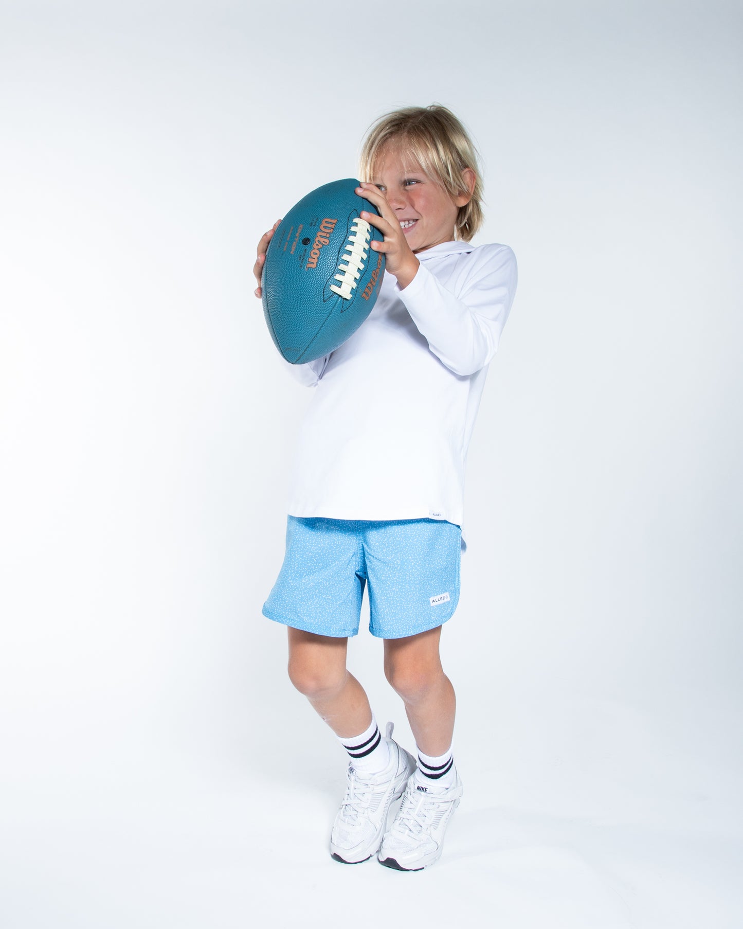 The Runner white Kids Shorts