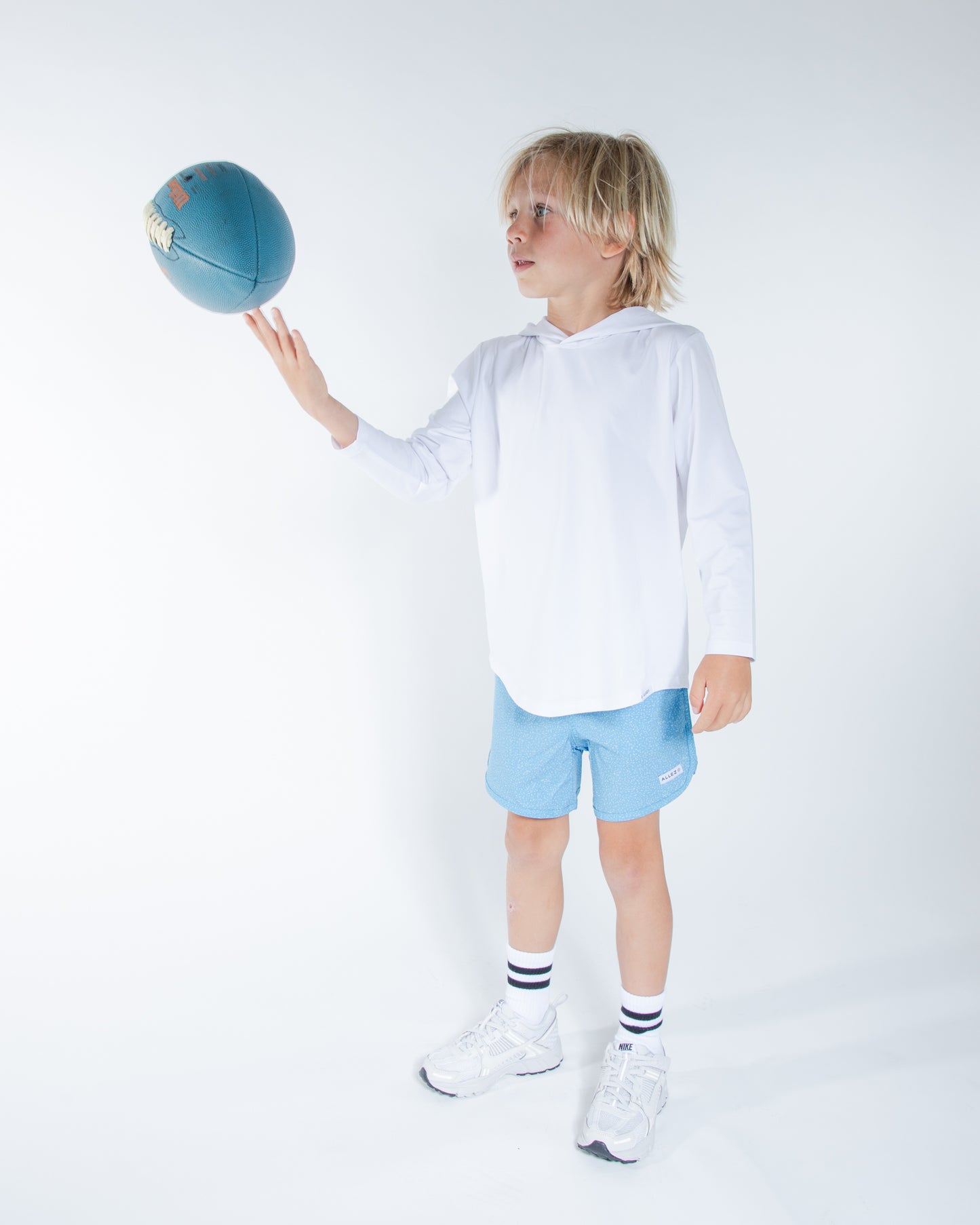 The Runner white Kids Shorts