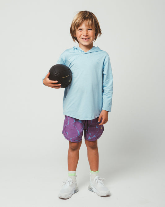 Shaker Hooded LS Tee