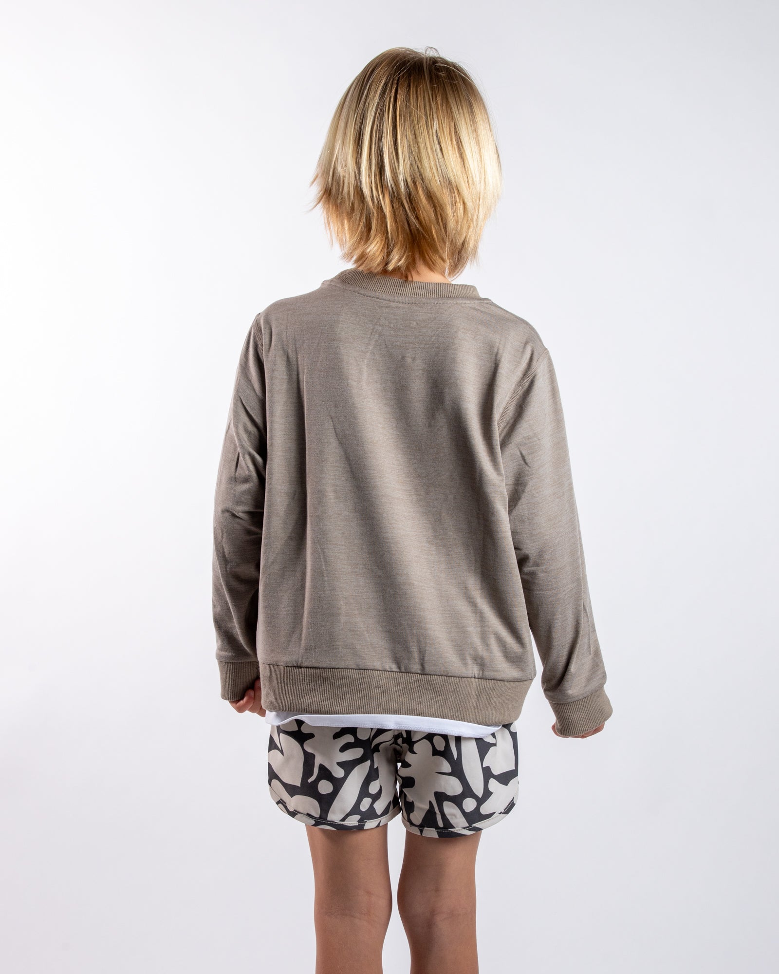 Grey color Kids Sweatshirt for gril