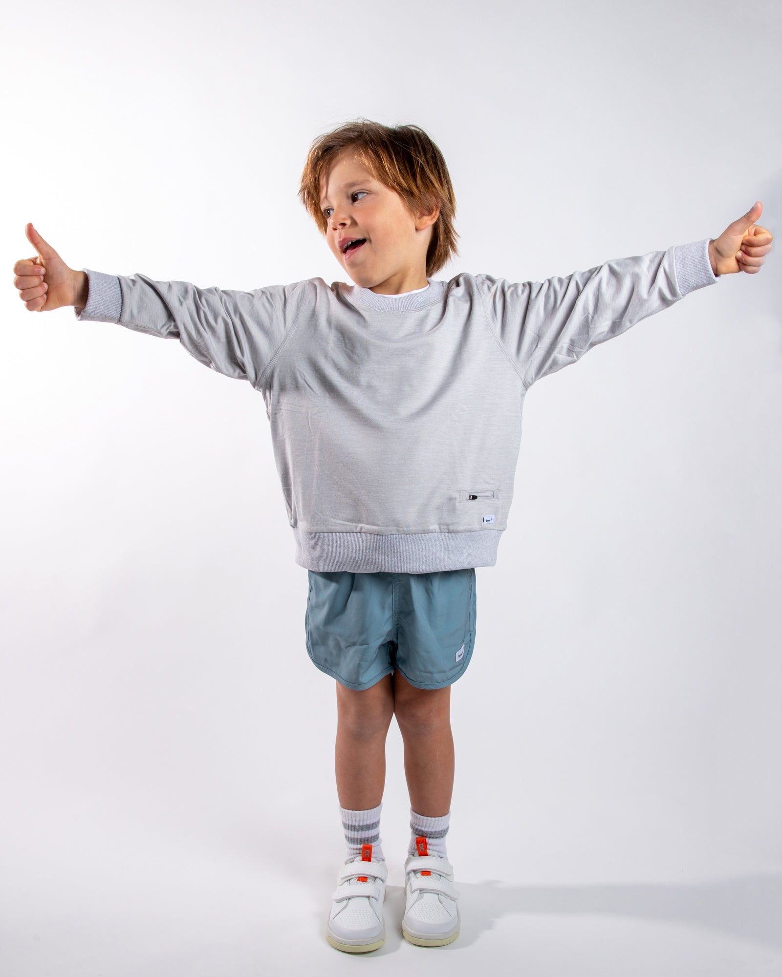 White color Kids Sweatshirt for boy