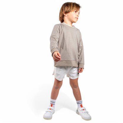 Bone color Kids Sweatshirt