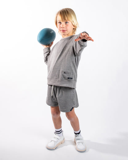 Grey color Kids Sweatshirt for boy