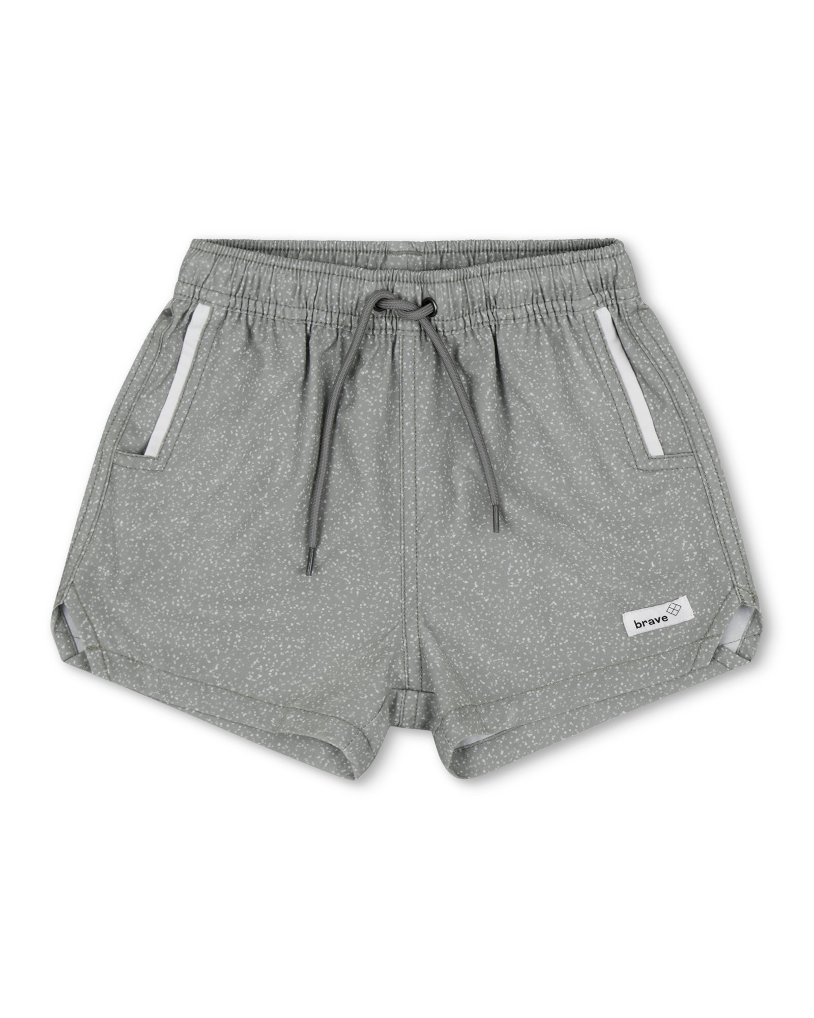 Grey Color Kids Shorts