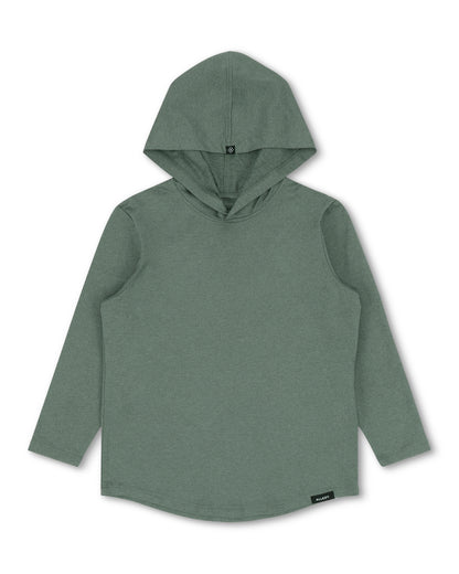 Shaker Hooded LS Tee