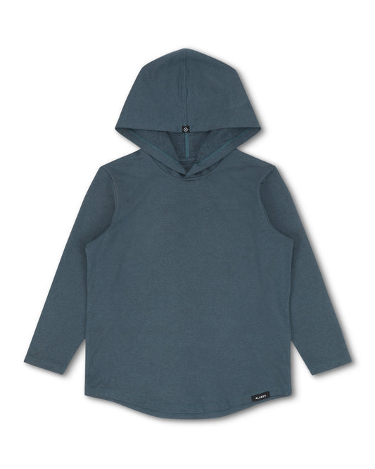 Shaker Hooded LS Tee