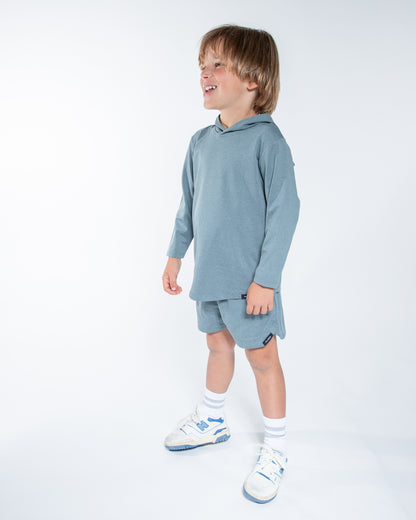 Shaker Hooded LS Tee
