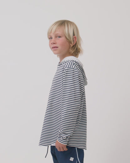 Shaker Hooded LS Tee