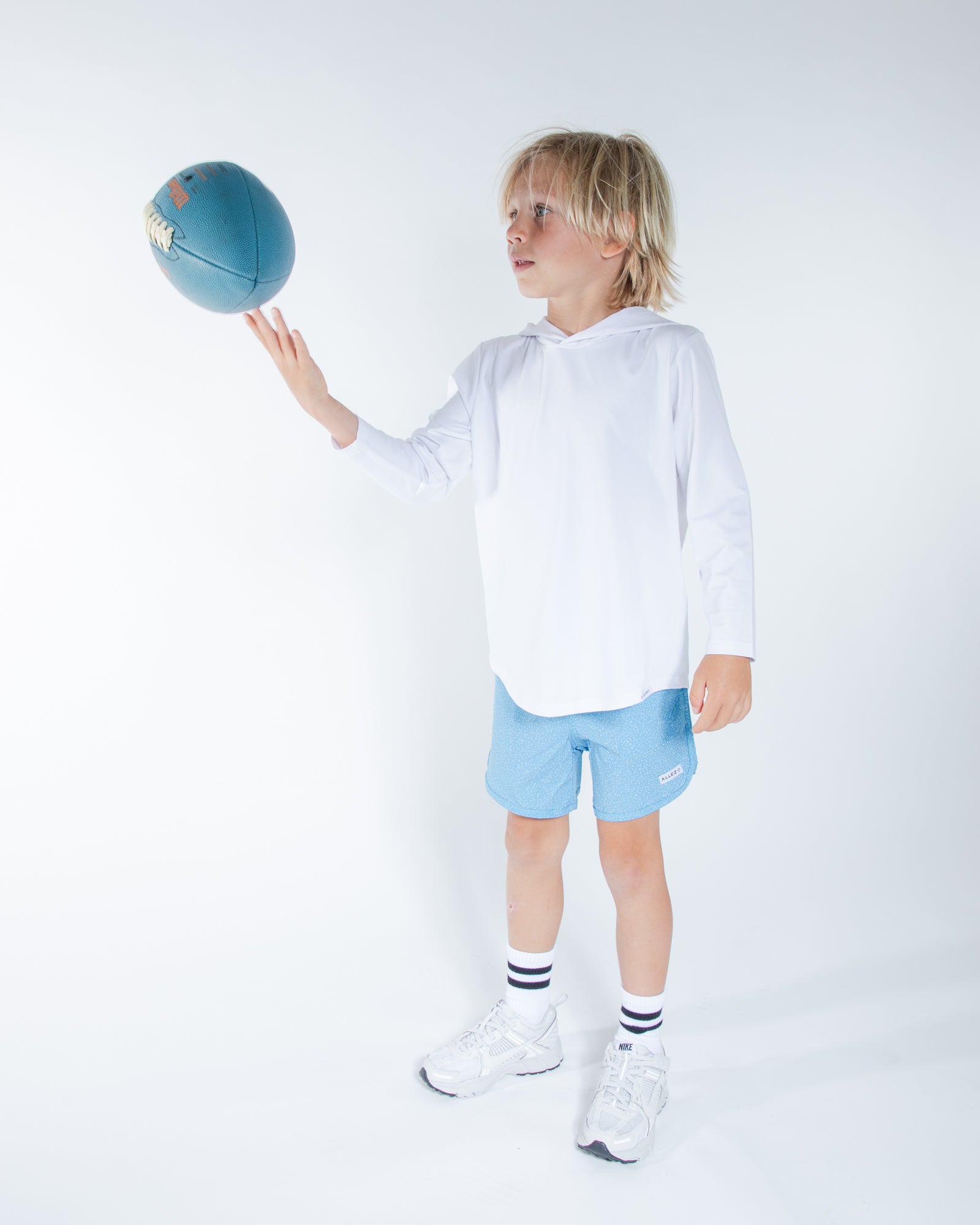 The Runner white Kids Shorts